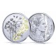 . @COLORES - PROOF@ AUSTRIA 10 EUROS 2023 FLOR MANZANILLA The Languaje Of Flowers 5ª MONEDA DE PLATA ESTUCHE Kamille