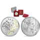 . @COLORES - PROOF@ AUSTRIA 10 EUROS 2023 FLOR MANZANILLA The Languaje Of Flowers 5ª MONEDA DE PLATA ESTUCHE Kamille