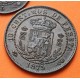 . 2 monedas x @RARAS@ ESPAÑA 5 CENTIMOS 1875 + 10 CENTIMOS 1875 Bruselas REY CARLOS VII PRETENDIENTE COBRE