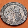 @VANO DE ACUÑACIÓN@ ESPAÑA Gobierno Provisional 5 CENTIMOS 1870 OM DAMA y LEON KM.662 MONEDA DE BRONCE MBC+ Spain R/4