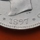 ESPAÑA 5 PESETAS 1897 * 18 97 SGV REY ALFONSO XIII KM.707 MONEDA DE PLATA (DURO) Spain silver R/1