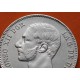 ESPAÑA 5 PESETAS 1884 * 18 84 MSM REY ALFONSO XII KM.688 MONEDA DE PLATA (DURO) Spain silver R/1