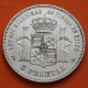 ESPAÑA 5 PESETAS 1875 * 18 75 DEM REY ALFONSO XII y ESCUDO KM.671 MONEDA DE PLATA (DURO) Spain silver R/1