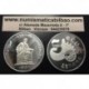 . 1 ONZA de PLATA PURA x ESPAÑA 5 ECU 1991 FILOSOFO AVERROES MONEDA PROOF NO ESTUCHE FNMT 5 ECUS 1991 OZ