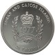 TURKS & CAICOS 25 CORONAS 1977 THE QUEEN'S SILVER JUBILEE KM.19 MONEDA DE PLATA PROOF ESTUCHE Silver Crowns 1,30 ONZAS OZ