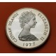 CAYMAN 25 DOLARES 1977 THE QUEEN'S SILVER JUBILEE KM.14 MONEDA DE PLATA PROOF 25 Dollars silver OZ ESTUCHE 1,50 ONZAS