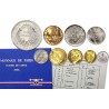 9 monedas x FRANCIA ESTUCHE 1976 Coffret FLEURS DE COINS SPECIMEN France Silver Set 50 FRANCOS 1976