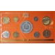 9 monedas x FRANCIA ESTUCHE 1976 Coffret FLEURS DE COINS SPECIMEN France Silver Set 50 FRANCOS 1976