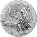 . 1 aaacoin ALEMANIA 5 MARK 2023 VALKIRIA y AGUILA MEDALLA DE PLATA CERTIFICADO CÁPSULA Germania Mint
