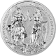 . 1 aaacoin ALEMANIA 5 MARK 2023 VALKIRIAS GALIA y LADY GERMANIA Mint MEDALLA DE PLATA + CERTIFICADO ONZA cápsula