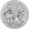 . 1 aaacoin ALEMANIA 5 MARK 2023 VALKIRIAS GALIA y LADY GERMANIA Mint MEDALLA DE PLATA + CERTIFICADO ONZA cápsula