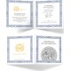 . 1 aaacoin ALEMANIA 5 MARK 2023 VALKIRIAS GALIA y LADY GERMANIA Mint MEDALLA DE PLATA + CERTIFICADO ONZA cápsula
