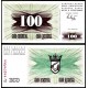 BOSNIA 100 DINARA 1992 ESCUDO VALOR Pick 13 BILLETE SC UNC BANKNOTE 100 DINAR HERZEGOVINA