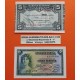 . 2 billetes x ESPAÑA 5 PESETAS 1935 DAMA Serie A...509 REPÚBICA ESPAÑOLA + BILBAO 5 PESETAS 1937 CAJA AHORROS VIZCAÍNA 719623