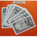. 11 billetes EBC- x ESPAÑA 100 PESETAS 1970 MANUEL DE FALLA con serie Pick 152 Spain banknote
