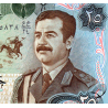 IRAK 25 DINARES 1986 SADAM HUSSEIN y EJERCITO y 2 CUPULAS Pick 73 BILLETE SC Iraq UNC BANKNOTE