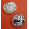 (2003) CASTILLA y LEON MEDALLA DE PLATA IGLESIA DE SEGOVIA, TOROS DE GUISANDO y ESCUDO DE ESPAÑA FNMT SI CAPSULA 0,40 Onzas