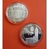 (2003) CASTILLA y LEON MEDALLA DE PLATA IGLESIA DE SEGOVIA, TOROS DE GUISANDO y ESCUDO DE ESPAÑA FNMT SI CAPSULA 0,40 Onzas