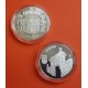 (2003) ARAGON MEDALLA DE PLATA PUERTA DEL CARMEN Y ESCUDO DE ESPAÑA FNMT SI CAPSULA 0,40 Onzas