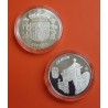 (2003) ARAGON MEDALLA DE PLATA PUERTA DEL CARMEN Y ESCUDO DE ESPAÑA FNMT SI CAPSULA 0,40 Onzas