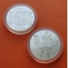 (2003) LA RIOJA MEDALLA DE PLATA ZANCOS y RACIMO DE UVAS ESCUDO DE ESPAÑA FNMT SI CAPSULA 0,40 Onzas
