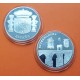 (2003) EXTREMADURA MEDALLA DE PLATA PUENTE DE ALCANTARA y ESCUDO DE ESPAÑA FNMT SI CAPSULA 0,40 Onzas