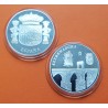 (2003) EXTREMADURA MEDALLA DE PLATA PUENTE DE ALCANTARA y ESCUDO DE ESPAÑA FNMT SI CAPSULA 0,40 Onzas