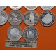. 14 monedas x ESPAÑA I SERIE IBEROAMERICANA 1ª @LIMPIADAS@ 1991/1992 ENCUENTRO ENTRE DOS MUNDOS PLATA Mexico Chile...