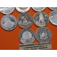 . 14 monedas x ESPAÑA I SERIE IBEROAMERICANA 1ª @LIMPIADAS@ 1991/1992 ENCUENTRO ENTRE DOS MUNDOS PLATA Mexico Chile...