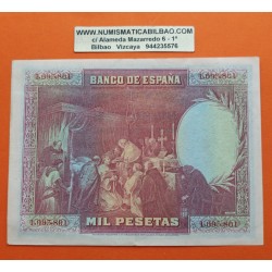 ESPAÑA 1000 PESETAS 1928 REY FERNANDO III Sin serie 1093801 Pick 78 BILLETE MBC Spain banknote