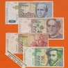 4 billetes MUY CIRCULADOS x ESPAÑA 1000+2000+5000+10000 PESETAS 1992 todos CON SERIE Pick 163+164+165+166