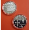 (2003) ASTURIAS MEDALLA DE PLATA HORREO, CRUZ DE LA VICTORIA y ESCUDO DE ESPAÑA NMT SI CAPSULA 0,40 Onzas