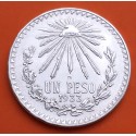 @BRILLO DE LIMPIEZA@ MEXICO 1 PESO 1933 GORRO FRIGIO KM.455 MONEDA DE PLATA MBC silver coin ESTADOS UNIDOS MEXICANOS R/2