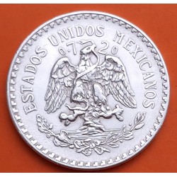 MEXICO 1 PESO 1943 GORRO FRIGIO KM.455 MONEDA DE PLATA SC- Mejico silver coin ESTADOS UNIDOS MEXICANOS WWII R/1