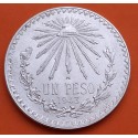 MEXICO 1 PESO 1943 GORRO FRIGIO KM.455 MONEDA DE PLATA SC- Mejico silver coin ESTADOS UNIDOS MEXICANOS WWII R/1