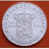 ANTILLAS HOLANDESAS 2,50 GULDEN 1964 REINA JULIANA KM.7 MONEDA DE PLATA SC- @MUESCAS@ Netherland Antilles SILVER