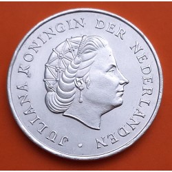 ANTILLAS HOLANDESAS 2,50 GULDEN 1964 REINA JULIANA KM.7 MONEDA DE PLATA SC- @MUESCAS@ Netherland Antilles SILVER