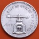 @ESCASA@ MEXICO 1 ONZA 1979 BALANZA y PRENSA DE ACUÑAR KM.M49 MONEDA DE PLATA MBC silver coin OZ TROY OUNCE R/3