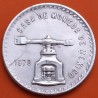 @ESCASA@ MEXICO 1 ONZA 1979 BALANZA y PRENSA DE ACUÑAR KM.M49 MONEDA DE PLATA MBC silver coin OZ TROY OUNCE R/3