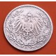 ALEMANIA 1/2 MARCO 1906 D IMPERIO AGUILA Rey GUILLERMO II KM.17 MONEDA DE PLATA MBC Germany Empire Half Mark