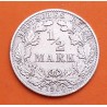 ALEMANIA 1/2 MARCO 1906 D IMPERIO AGUILA Rey GUILLERMO II KM.17 MONEDA DE PLATA MBC Germany Empire Half Mark