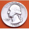 ESTADOS UNIDOS 1/4 DOLAR 1944 P GEORGE WASHINGTON KM.164 MONEDA DE PLATA MBC USA silver Quarter dollar WWII