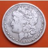 ESTADOS UNIDOS 1 DOLAR 1896 O MORGAN KM.110 MONEDA DE PLATA MBC USA $1 Dollar silver coin R/4