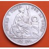 PERU 1 SOL 1868 Y.B. Ceca de Lima DAMA SENTADA KM.196.1 MONEDA DE PLATA MBC República Peruana
