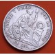 PERU 1 SOL 1868 Y.B. Ceca de Lima DAMA SENTADA KM.196.1 MONEDA DE PLATA MBC República Peruana
