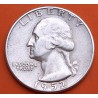 ESTADOS UNIDOS 1/4 DOLAR 1952 S PRESIDENTE GEORGE WASHINGTON KM.164 MONEDA DE PLATA MBC USA silver Quarter Dollar