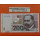 . @PVP NUEVO 175€ - RARO@ CROACIA 200 KUNA 2002 RADIC y CIUDAD DE OSIJEK Pick 42A BILLETE CIRCULADO Croatia