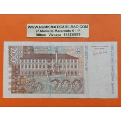 . @PVP NUEVO XXXX€ - RARO@ CROACIA 200 KUNA 2002 XXXXXXXX Pick 41A BILLETE CIRCULADO Croatia