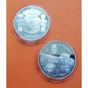 (2003) CANTABRIA MEDALLA DE PLATA COLEGIATA DE SANTILLANA DEL MAR y ESCUDO DE ESPAÑA FNMT SI CAPSULA 0,40 Onzas