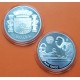 (2003) PAIS VASCO MEDALLA DE PLATA PEINE DE LOS VIENTOS CHILLIDA EN SAN SEBASTIAN ESCUDO DE ESPAÑA FNMT SI CAPSULA 0,40 Onzas
